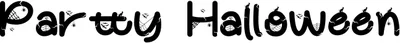 Partty Halloween Font