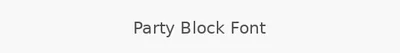 Party Block Font