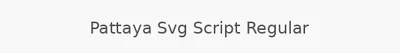 Pattaya Svg Script Regular