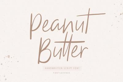 Peanut Butter | Modern Script Font Free Download