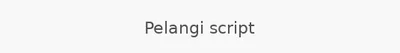 Pelangi script
