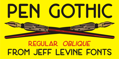 Pen Gothic JNL Free Download