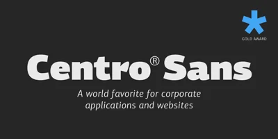 PF Centro Sans Pro Font