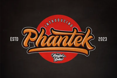 Phantek Script Font