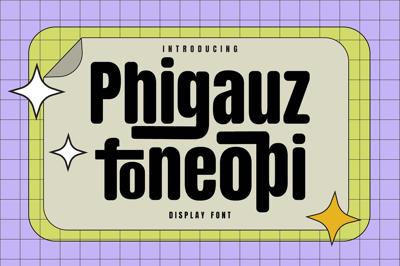 Phigauz Foneopi Sans Serif Rounded Free Download