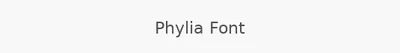 Phylia Font
