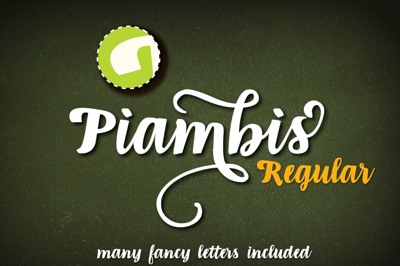 Piambis open type font Free Download