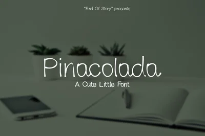 Pinacolada - Handwritten Font