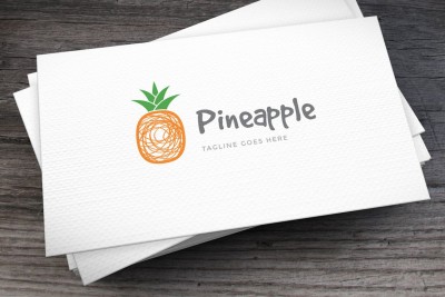 Pineapple Logo Template