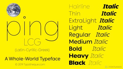 Ping LCG Font