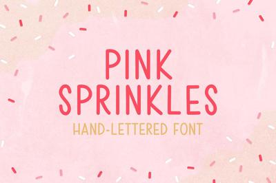 Pink Sprinkles Handwritten Font Free Download