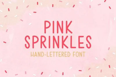 Pink Sprinkles Handwritten Font