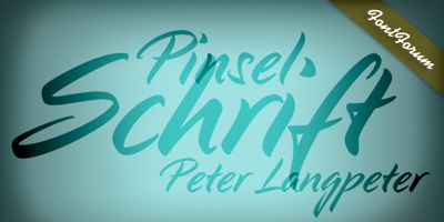 Pinselschrift Free Download