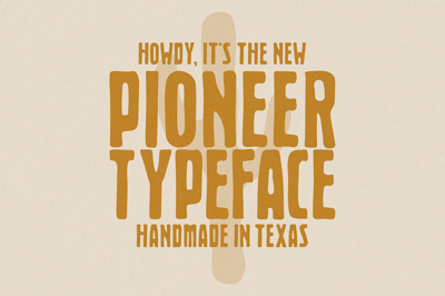 Pioneer Typeface Free Download