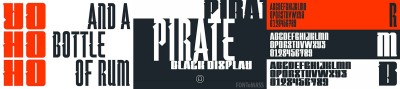 Pirate Black Display Font