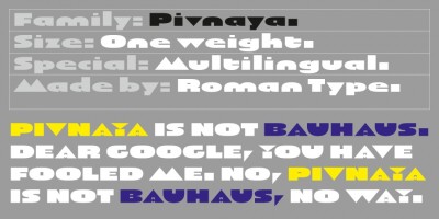 Pivnaya Font