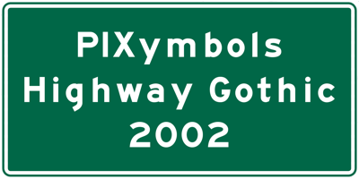 PIXymbols Hwy Gothic2002 Free Download