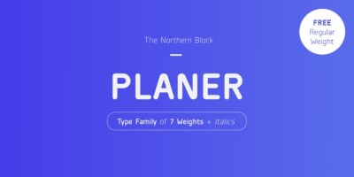 Planer Font