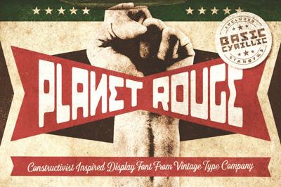 Planet Rouge Display Font Free Download