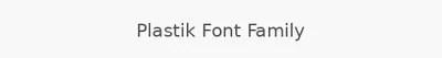 Plastik Font Family