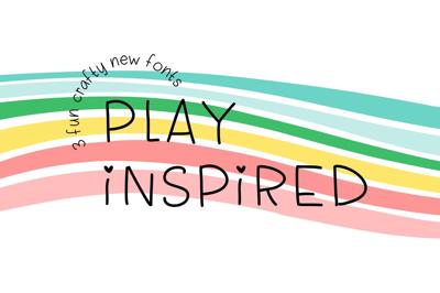 Play Inspired Fonts & Backgrounds Free Download