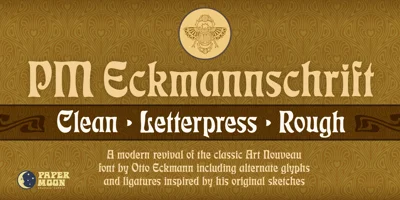 PM Eckmannschrift Font