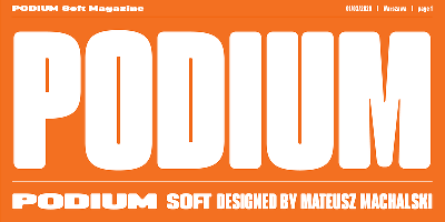 Podium Soft Variable Font Free Download