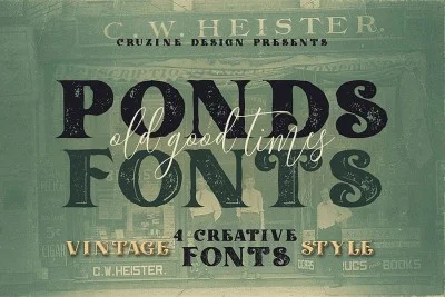 Ponds Typeface Font