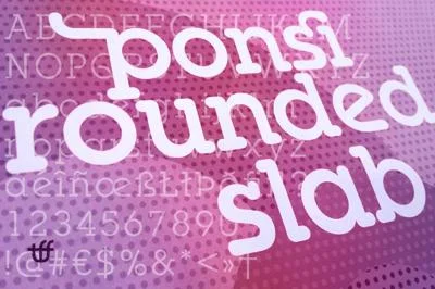 Ponsi Rounded Slab Font