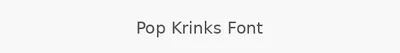 Pop Krinks Font