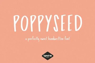 Poppyseed | Handwritten Sans Font