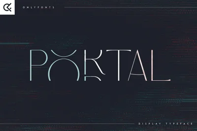Portal - Display Typeface