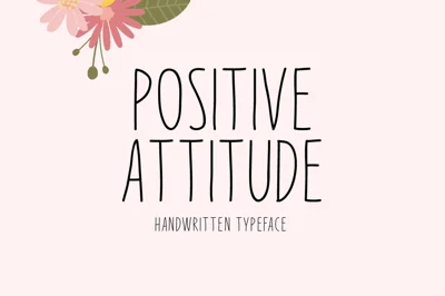 Positive Attitude Typeface