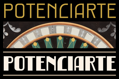 Potenciarte - Art Deco Fonts Free Download