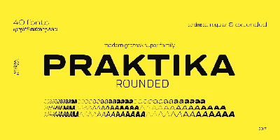 Praktika Rounded Font