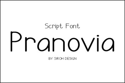 Pranovia Font Free Download