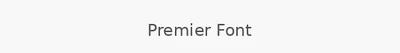Premier Font