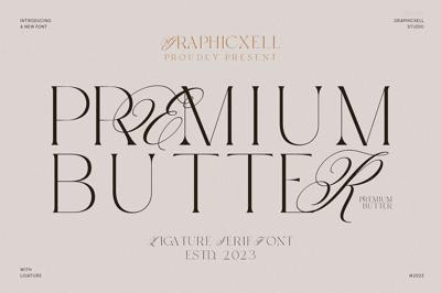 Premium Butter Elegant Serif Font Free Download