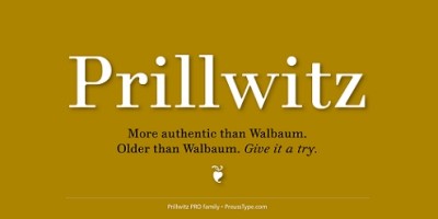 Prillwitz Font