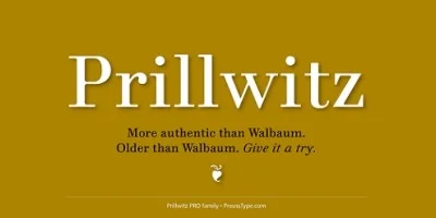 Prillwitz Font