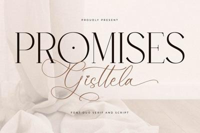 Promises Gisttela Font Duo Free Download