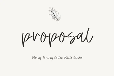 Proposal Font