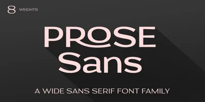 Prose Sans Font