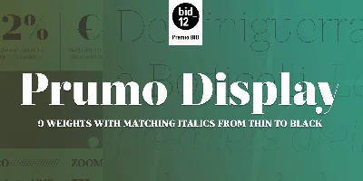 Prumo Display Font