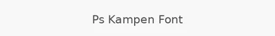 Ps Kampen Font