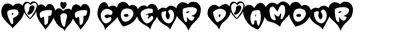 Ptit Coeur Damour Font