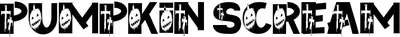 Pumpkin Scream Font
