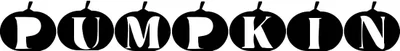 Pumpkin Type Halloween Font