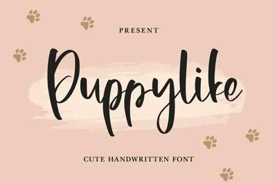 Puppylike - Cute Handwritten Font