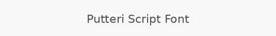 Putteri Script Font